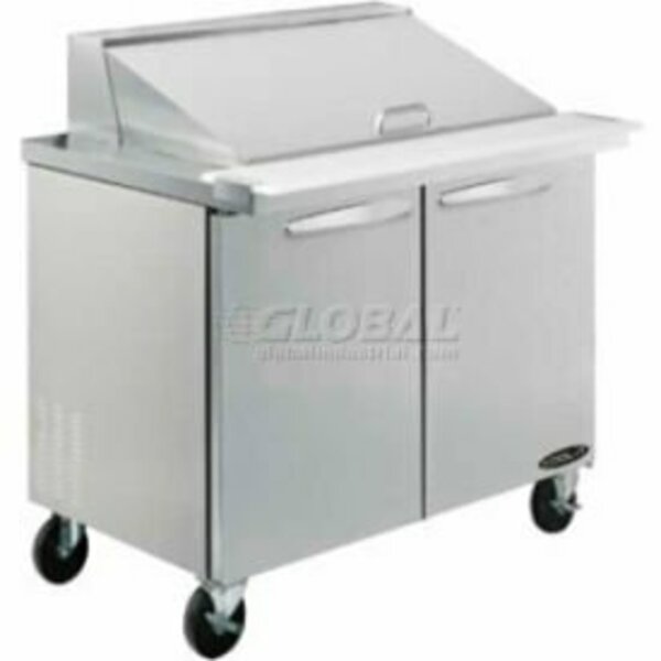 Mvp Group Corporation Kool-It Salad Table 36" 2 Door - Megatop KSTM-36-2